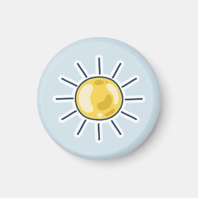 Aimant Voici Le Soleil (Devant)