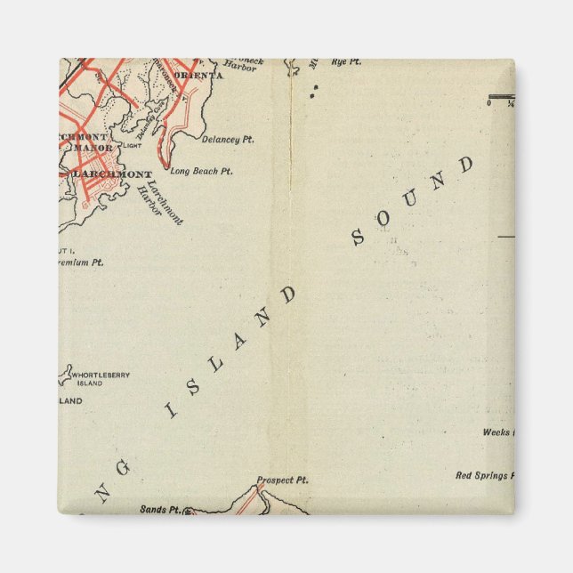 Aimant Voies cyclables à New York et Conneticut (Devant)