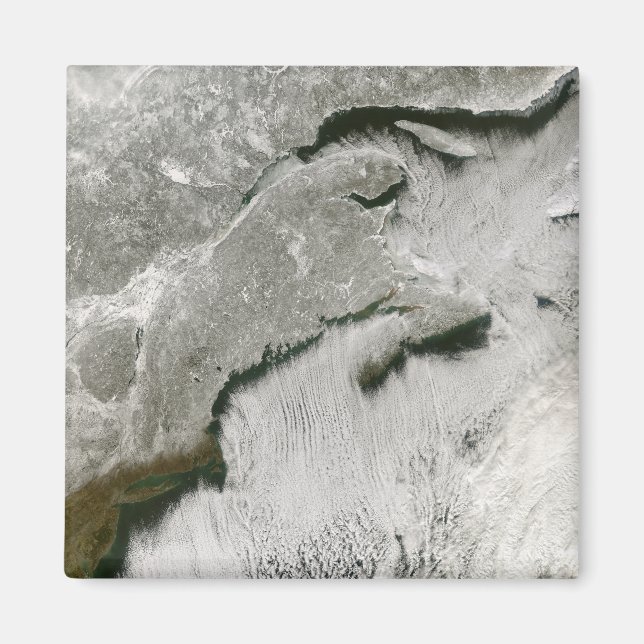 Aimant Voies de neige et de nuages (Devant)