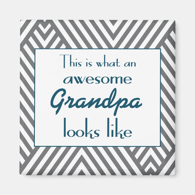 Aimant Voilà À Quoi Ressemble Un Grand-Père Génial (Devant)