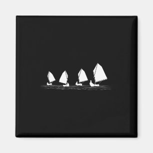 Aimant Voilier de dériveur Laser Optimist Course à voile