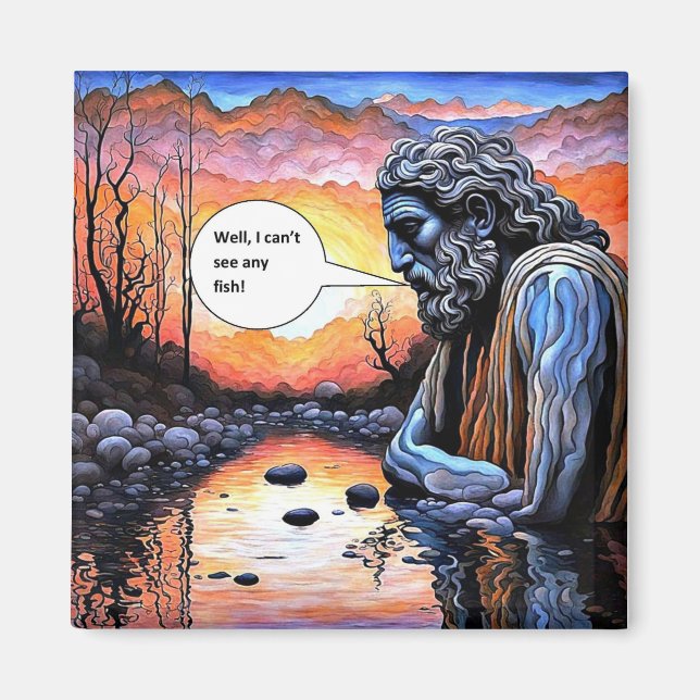 Aimant Voir des poissons (Devant)