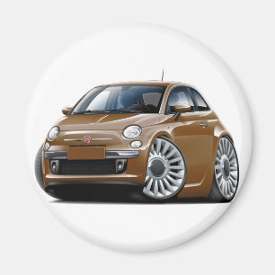 Aimant Voiture Brown de Fiat 500