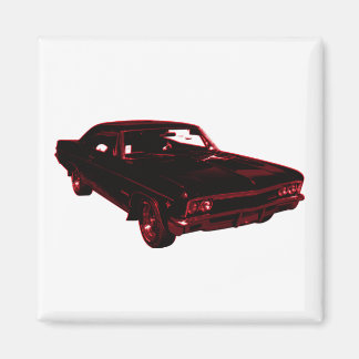 Aimant Voiture classique rouge