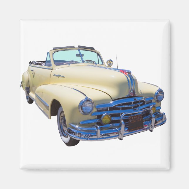 Aimant Voiture convertible Pontiac Silver Streak 1948 (Devant)