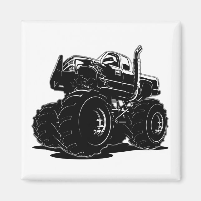 Aimant Voiture de dessin (Devant)