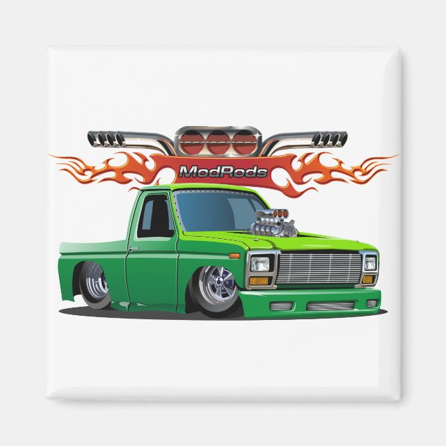 Aimant voiture de dessin animé (Devant)