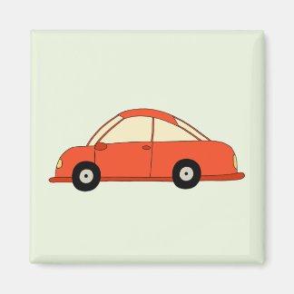 Aimant Voiture de sport rouge