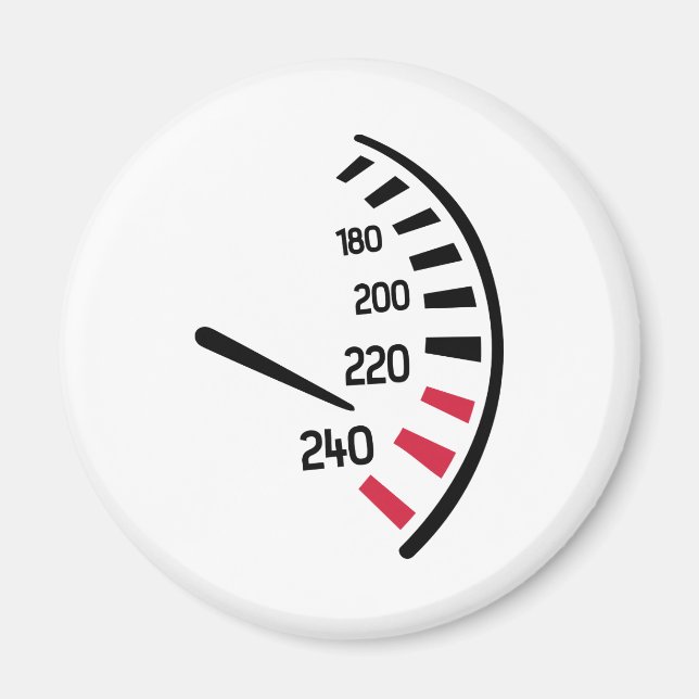 Aimant Voiture de vitesse (Devant)