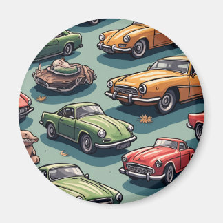 Aimant Voiture mignonne