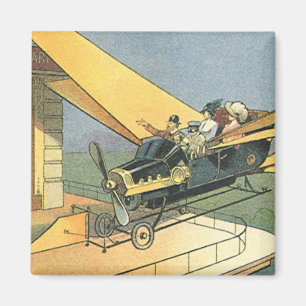 Aimant Voitures cabriolet Steampunk de science-fiction vi