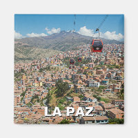 Voitures de câble à La Paz Bolivie Voyage