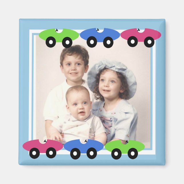 Aimant Voitures de course/ Photo (Devant)