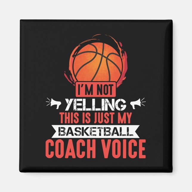 Aimant Voix des entraîneurs de basket-ball (Devant)