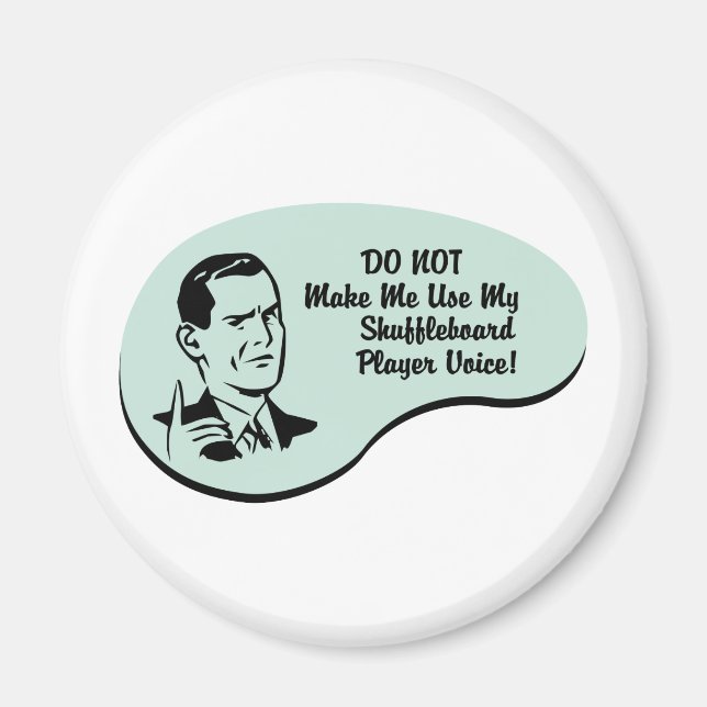 Aimant Voix du lecteur Shuffleboard (Devant)