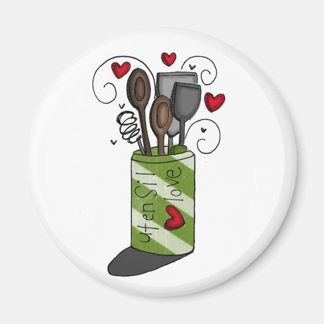 Aimant vol25 amour des ustensiles (Devant)
