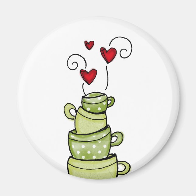 Aimant vol25- empilé à la perfection (Devant)