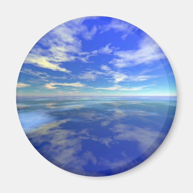 Aimant Vol au-dessus de l'eau (Devant)