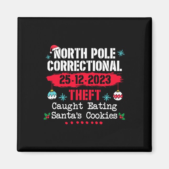 Aimant Vol correctionnel du pôle Nord pris à manger Père  (Devant)