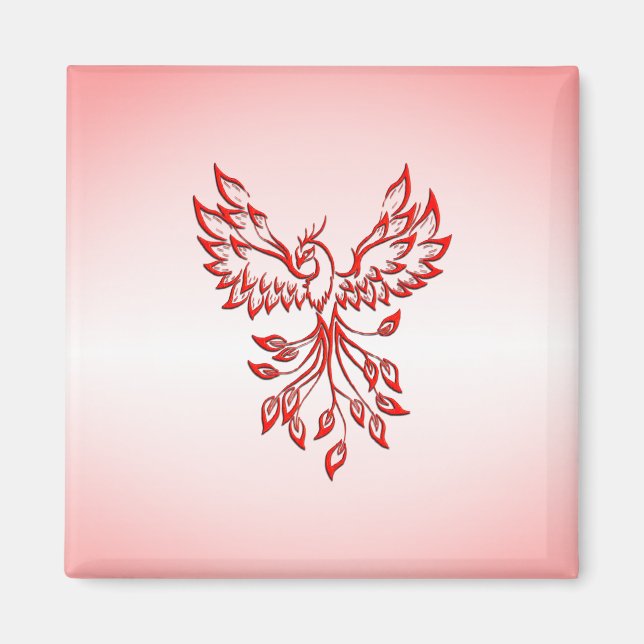 Aimant Vol d'un Phoenix Red (Devant)