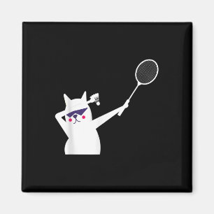 Aimant Volant de badminton Chat Pour Hommes Femmes Enfant