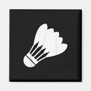 Aimant Volant de Badminton Drôle Sport Joueur Cadeau Cool