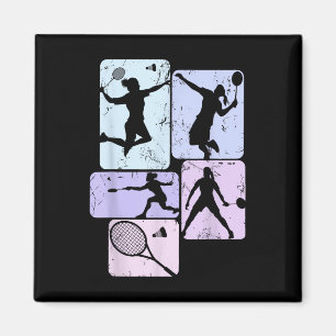 Aimant Volant de badminton filles femmes