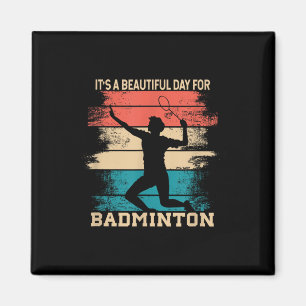 Aimant Volant de Badminton Raquette Joueur de Badminton