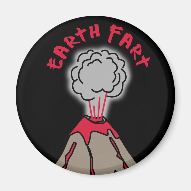 Aimant Volcan Earth Fart (Devant)