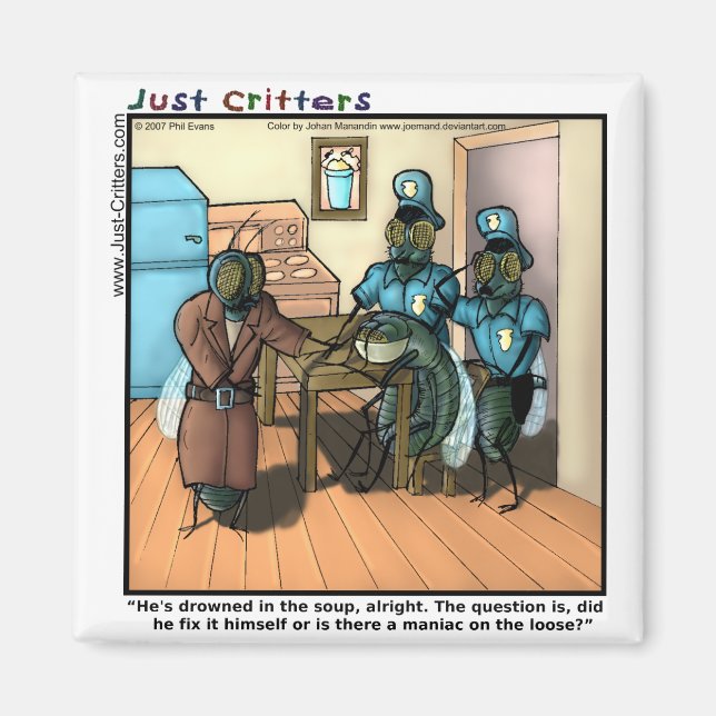 Aimant Voler dans la soupe (Devant)