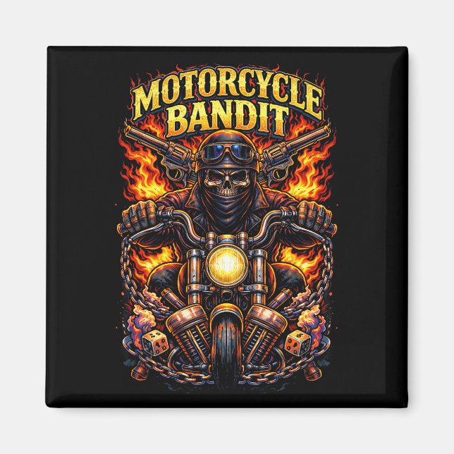 Aimant Voleur à moto (Devant)