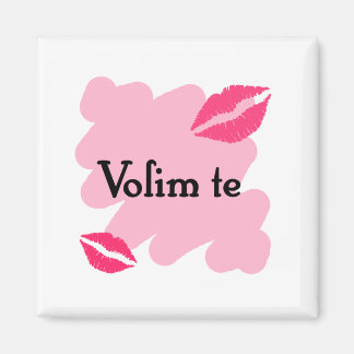Aimant Volim te - Serbe Je vous aime