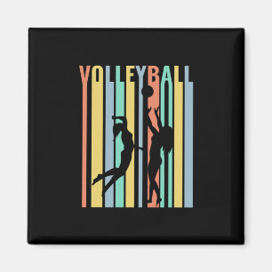 Aimant Volley-ball Beachvolleyball Retro