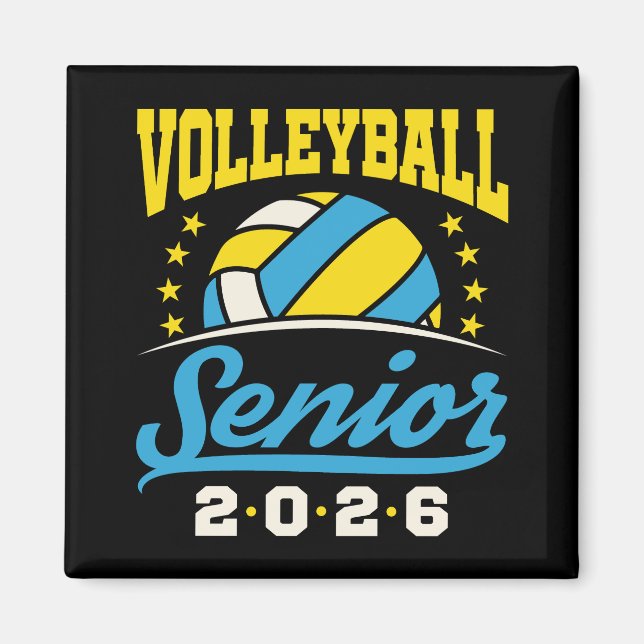 Aimant Volleyball Senior 2026  (Devant)