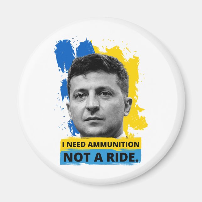 Aimant Volodymyr Zelensky (Devant)