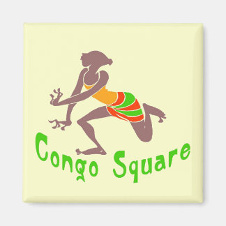 Aimant Voodoo Dancer Congo Carré