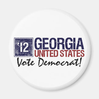 Aimant Vote démocrate en 2012 - Géorgie Vintage