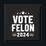 Aimant Vote Felon Trump Élections 2024 amusantes Vote<br><div class="desc">Vote Felon Trump Élection 2024 Drôle Vote Pour Le Felon</div>