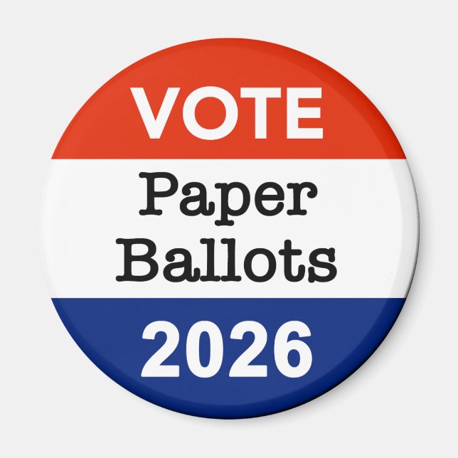 Aimant Vote Paper Ballots 2026 Midterm Election Paper Cup (Devant)