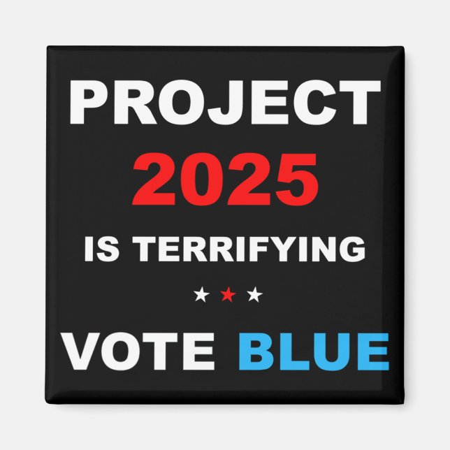 Aimant Vote Save Democracy Stop Project 2025 1 (Devant)