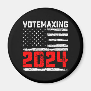 Aimant VoteMaxing 2024 Élection présidentielle Trump