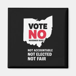 Aimant Votez Non Novembre Numéro 1