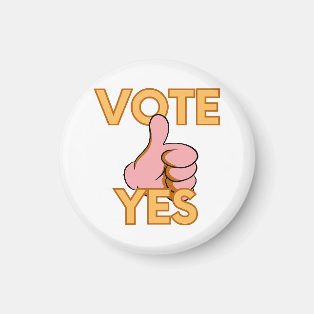 Aimant Votez oui (Devant)