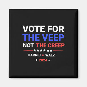 Aimant Votez Pour Le Veep Pas Pour Le Creep Harris Waltz