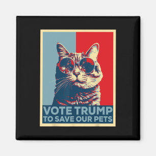 Aimant Votez Trump pour sauver nos animaux de compagnie 2