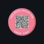 Aimant Votre code QR et l'aimant de texte personnalisé Ch<br><div class="desc">Choisissez des couleurs et des polices - Concevez vos propres Magnets personnalisés avec votre QR Code Scan Info et le texte personnalisé Entreprise ou moderne Personal Magnet / Cadeau - Ajouter votre QR Code - Image - Photo ou Logo / et Texte - Nom ou autre info / message -...</div>