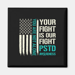 Aimant Votre combat est notre combat - Ptsd Sensibilisati