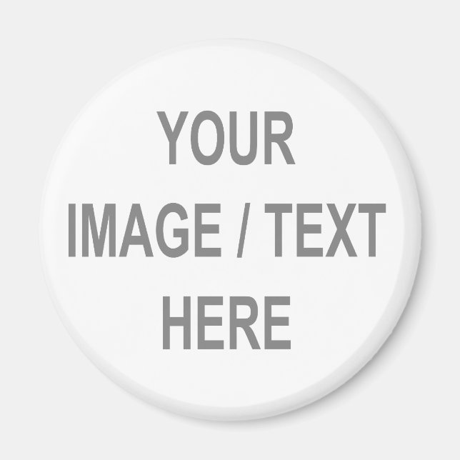 Aimant Votre Image-Texte Ici Cadeau 21e Anniversaire (Devant)