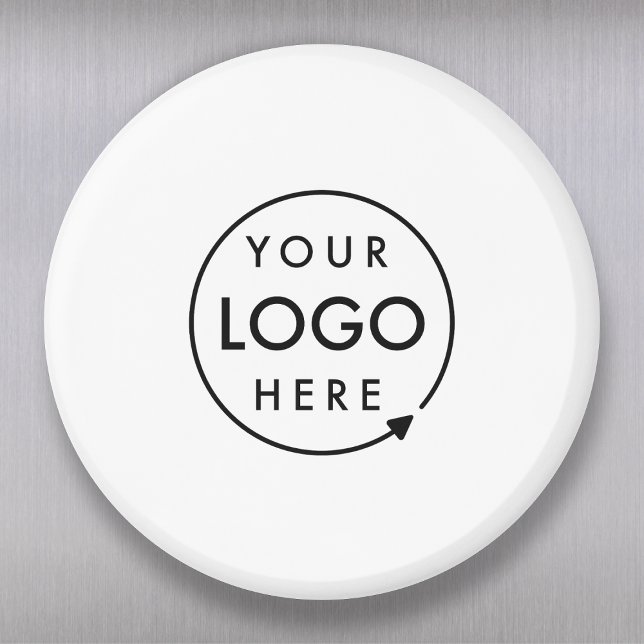 Aimant Votre logo | Entreprise Moderne Minimaliste (Créateur téléchargé)