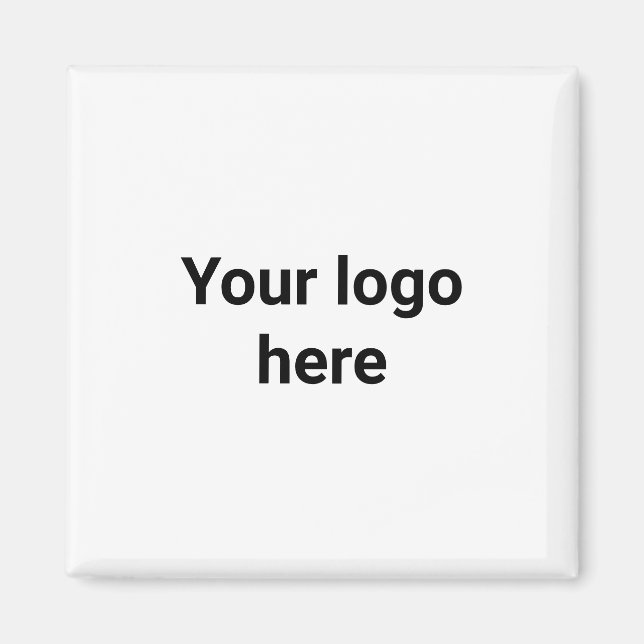 Aimant votre logo ici simple minimum classique (Devant)